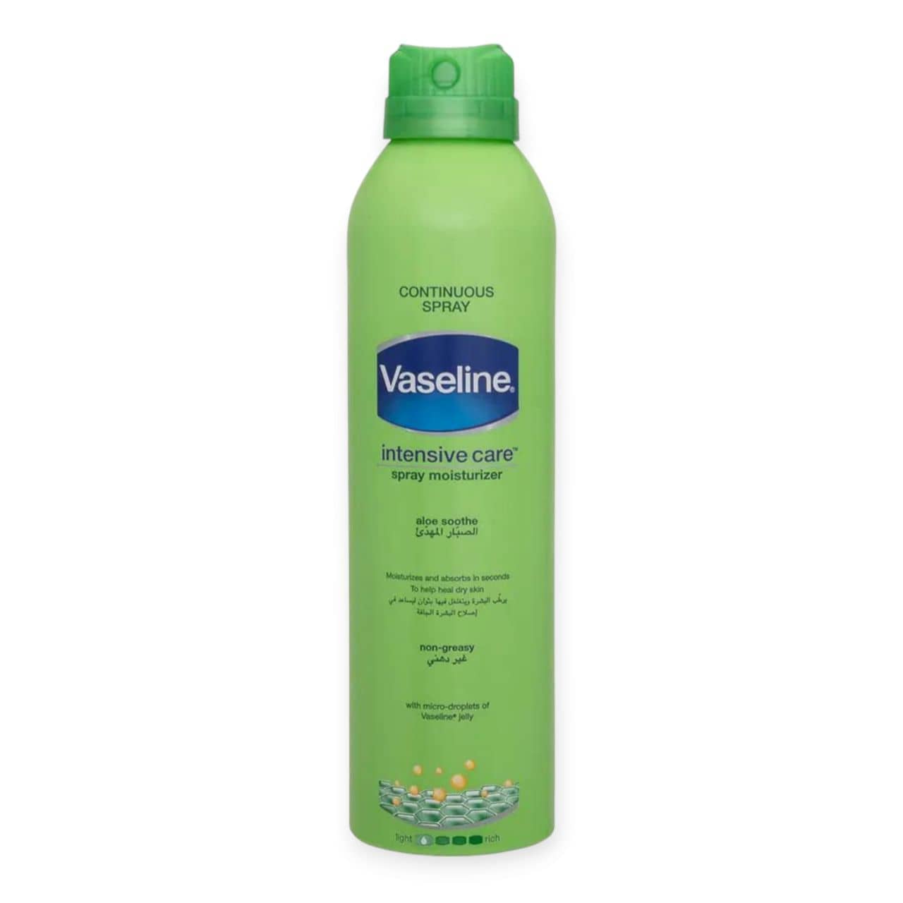 Vaseline اسپری آبرسان بدن Vaseline رایحه آلوئه ورا حجم 190 میلی لیتر - Image 1