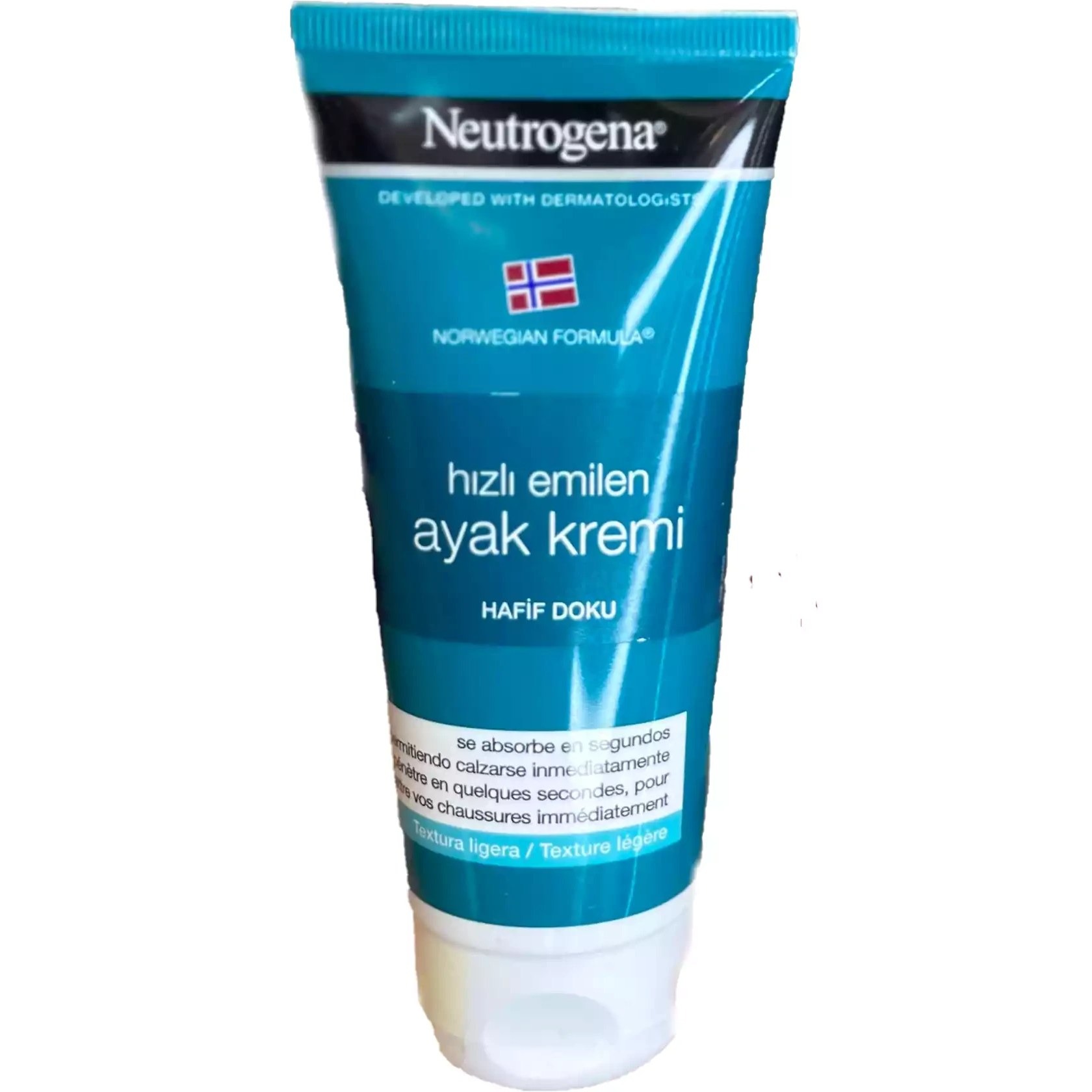 kc_tixLSclbvV2oY_11zon کرم ترک پا فرانسوی نوتروژینا مدل hizli emilen ayak kremi مناسب پوست های خشک 100 میل - Image 1
