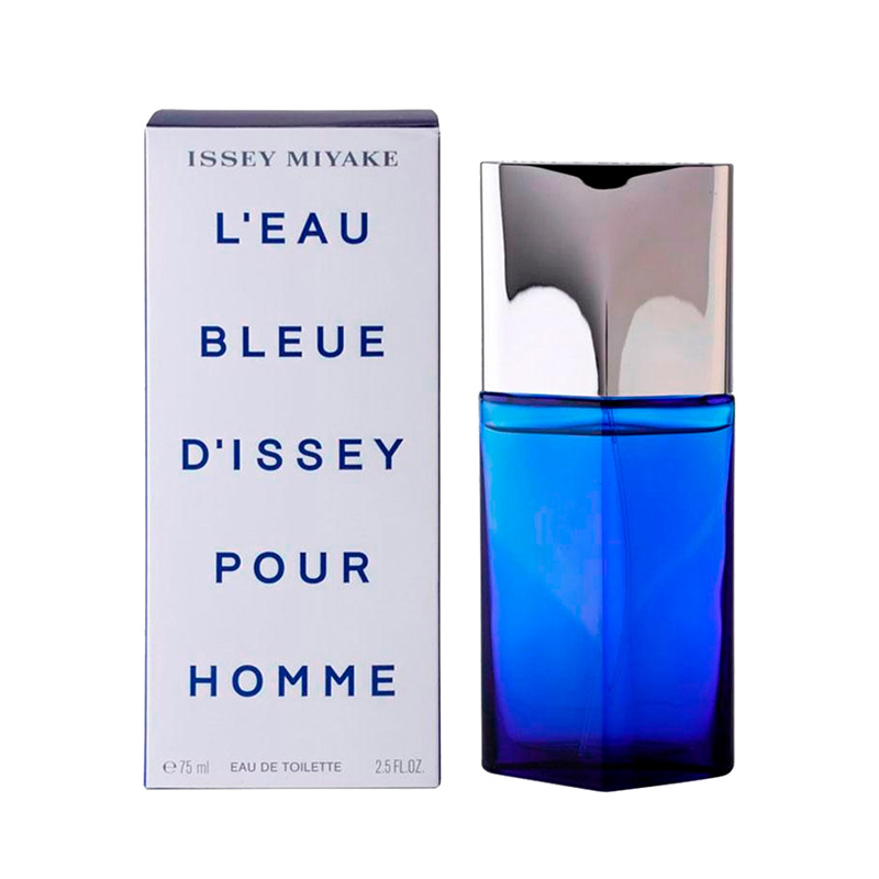 17 ادو تویلت مردانه ایسی میاک مدل Le Eau Bleue De Issey Pour Homme حجم 75 میلی لیتر - Image 1